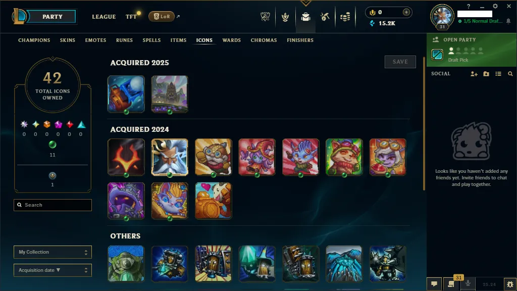🌎EUW 🏆Silver 3 ❄️+15K  🔥5 Skins (x2 Legendary) in loot🏆24 Champions ✅️Unverified Email🚀instant delivery